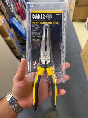 Klein Tools J203-8N-SEN Side Cutting Needle Nose Pliers 8 Inch**NEW SEALED**