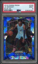 2019 Panini Prizm Ja Morant #249 Blue Ice PSA 9