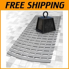 Textured Tub Weighted Non Slip Bath Mat 31" x 15"