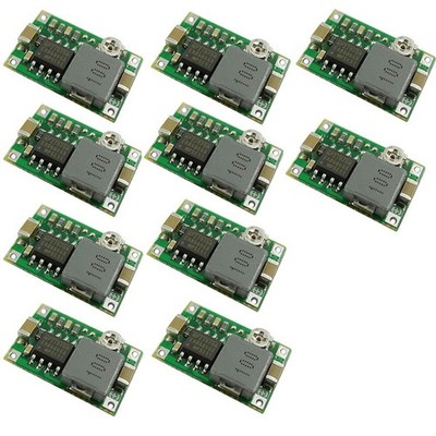 Hailege 10 Stück Mini 360 DC zu Buck Wandler Step Down Modul 4,75V-23V zu... 