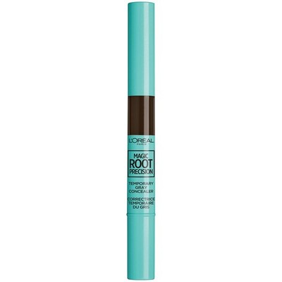 Hair Concealer Pen Temporary Gray Cover Up Brush 0.05 fl oz Dark Brown LOreal