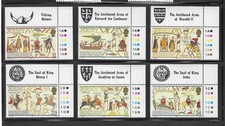 JERSEY MNH 1987 ANNIV OF THE DEATH OF WILLIAM THE CONQUERER SET SCOTT 431-6