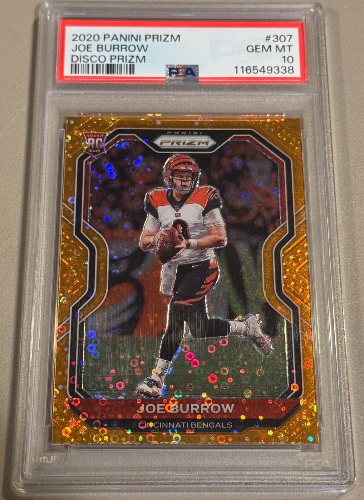 Joe Burrow Panini Prizm #307 Disco