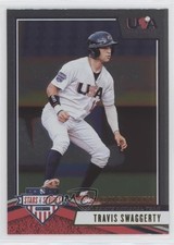 2019 Panini USA Baseball Stars & Stripes Longevity Travis Swaggerty #74 0e2x