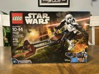Lego STAR WARS Scout Trooper & Speeder Bike Building Toy Factory Sealed New