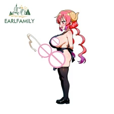 EARLFAMILY 5.1" Ilulu Futa Car Sticker Rear Windshield Artistic RV Vehicle Decal