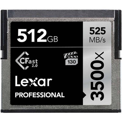 Lexar 512GB CFast 2.0 Professional 3500x Speicherkarte