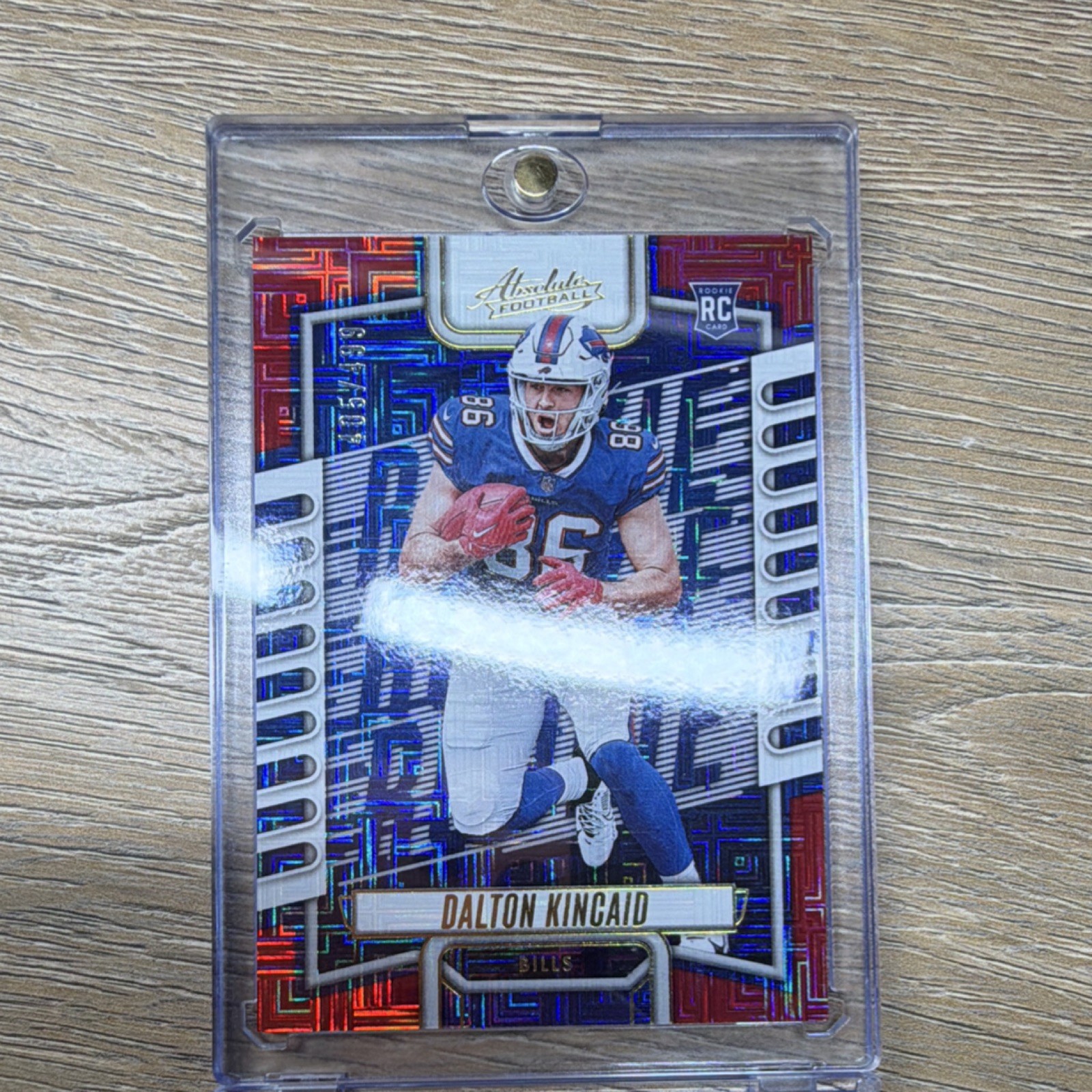 2023 Panini Absolute Dalton Kincaid Red Squares Rookie #113 Serial /499 Bills