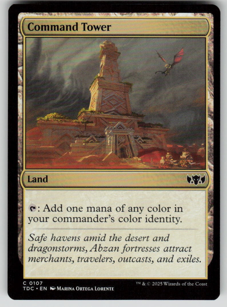 Command Tower Normal C Commander: Tarkir: Dragonstorm 107 NM