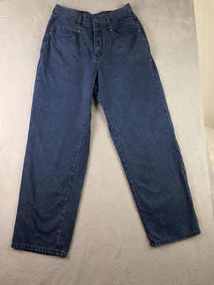 Brittania Jeans Women s W29 L30 Size 14 High Rise Jeans Dark Blue Denim