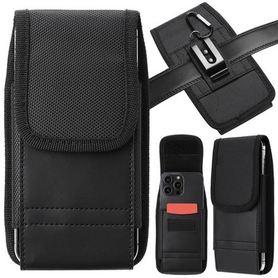 Nylon Rugged Phone Belt Holder Holster Pouch Case For Samsung S22 S22+ S22 Ultra