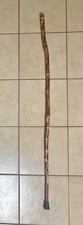 Vintage Wood Cane Walking Stick w/ Stopper Handmade 53  