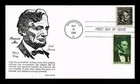 ABRAHAM LINCOLN PROMINENT AMERICANS FIRST DAY ISSUE COMBO KHOL KRAFT US COVER