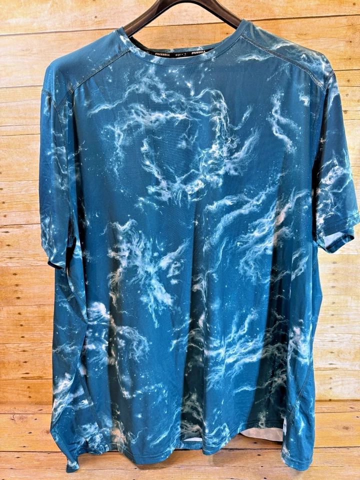 RUSSELL DRI-POWER 360° PERFORMANCE TEE T-SHIRT SS BLUE SPACE MEN'S 3XL ⛳GUC⛳ - Image 4 of 4