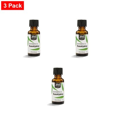 WFM, 100% Essential Oil Eucalyptus, 1 Oz - 3 Pack