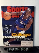 K3 1995 JACQUE VAUGHN #1 KANSAS Sports Illustrated 