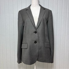 J. Crew Super 120's 100 Wool Charcoal Gray Blazer size 12
