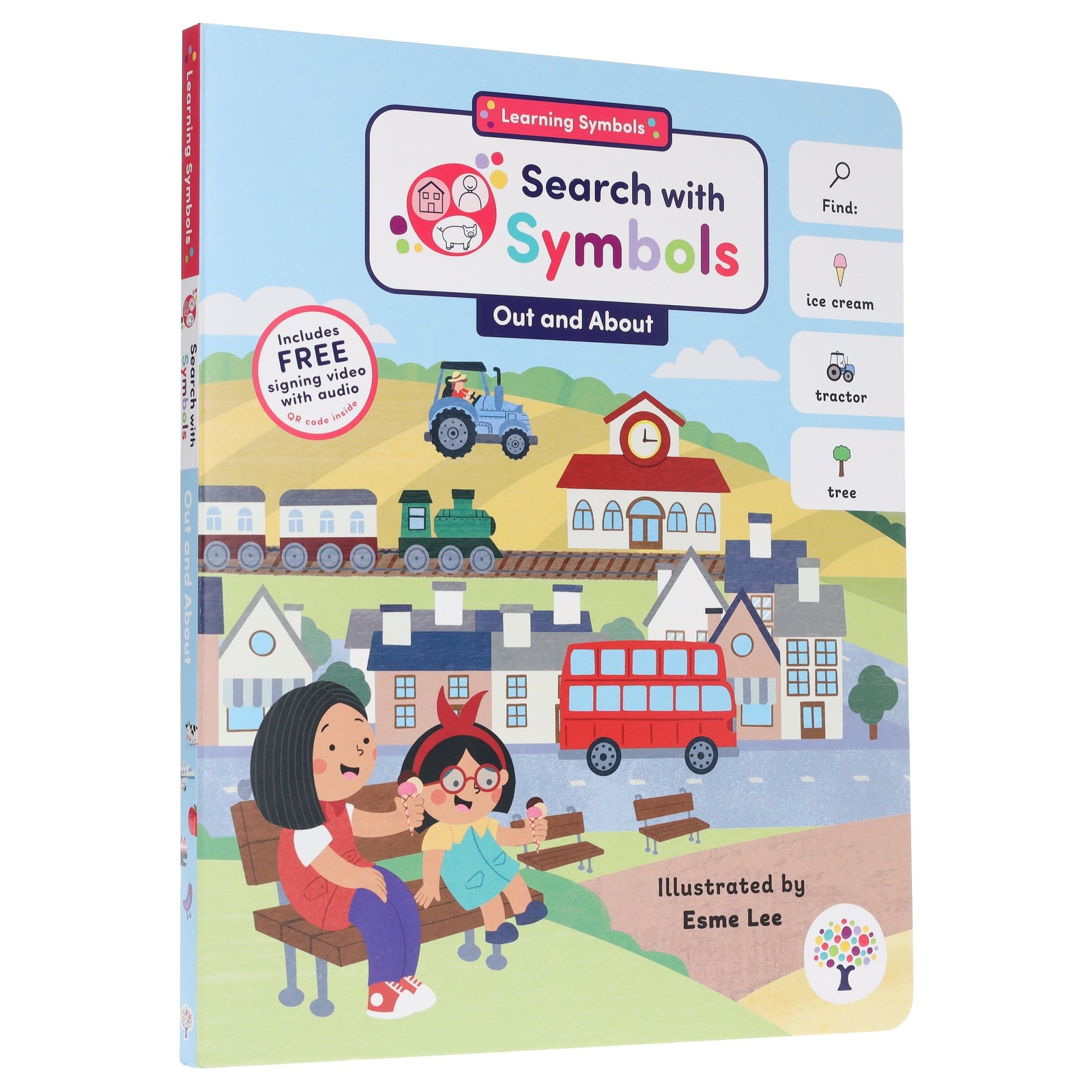 Search with Symbols: Out and About by Every Cherry Publishing - Board Book