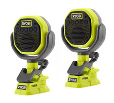 Ryobi ONE 18V VERSE Clamp Speaker 2  Pack PCL6152P Tools Only