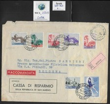 WC1_15715. SAN MARINO. Cover w. 1966 VIEWS OF SAN MARINO set. Sc. 359-363+