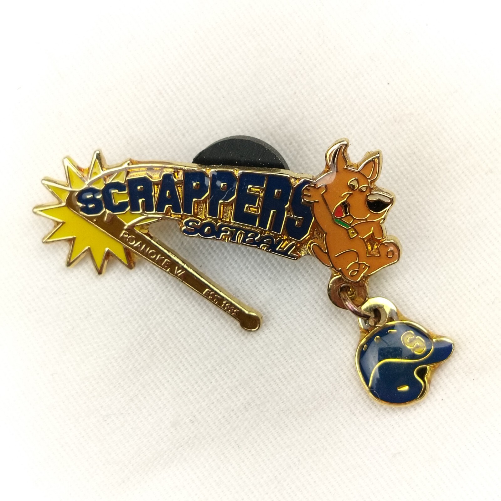 Scrappers Roanoke VA Competitive Travel Softball Pin Button Vintage