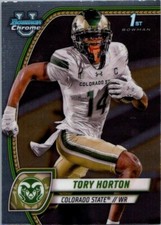 Tory Horton 2024 Bowman Chrome University #174 1st Bowman Colorado State