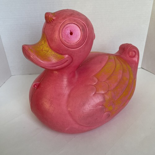 Vintage seltene Empire Kunststoff Blasform rosa Ente - schwimmt aber bitte Angebot lesen SPASS - Bild 6 von 12