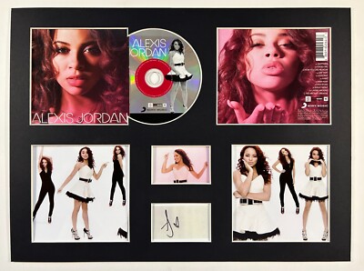 ALEXIS JORDAN - Signed Autographed - ALEXIS JORDAN - Album Display Deluxe