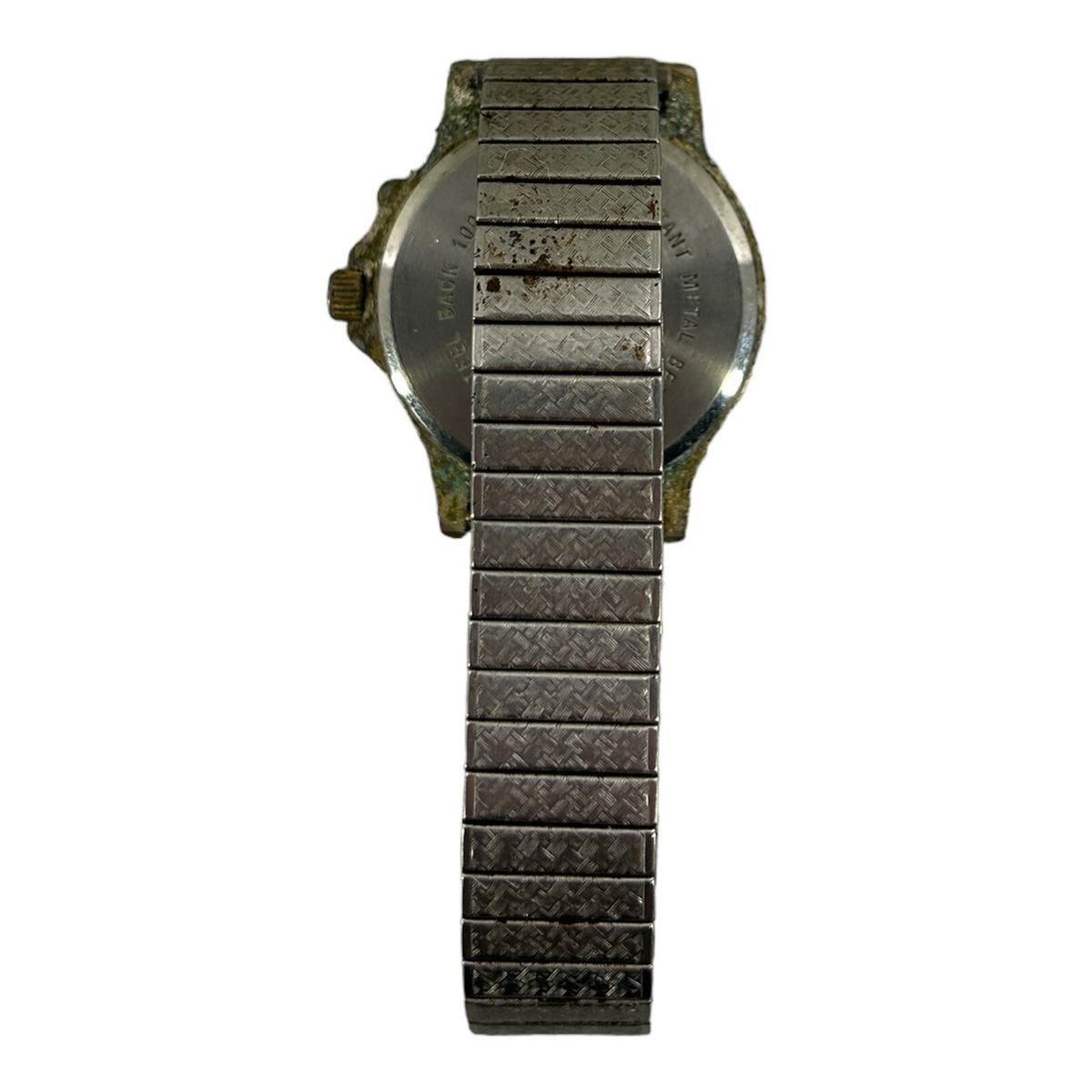 Vintage Antique Wilson Water Resistant Metal Stainless Steel Watch