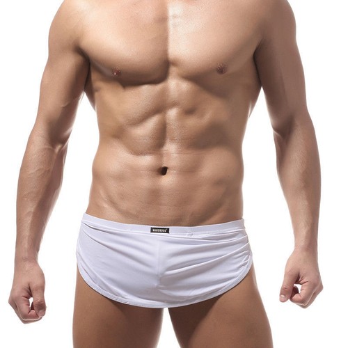 Sexy Herren Schlafunterteile Unterwäsche Side Split Boxershorts Shorts lockerer Pyjama - Bild 5 von 19