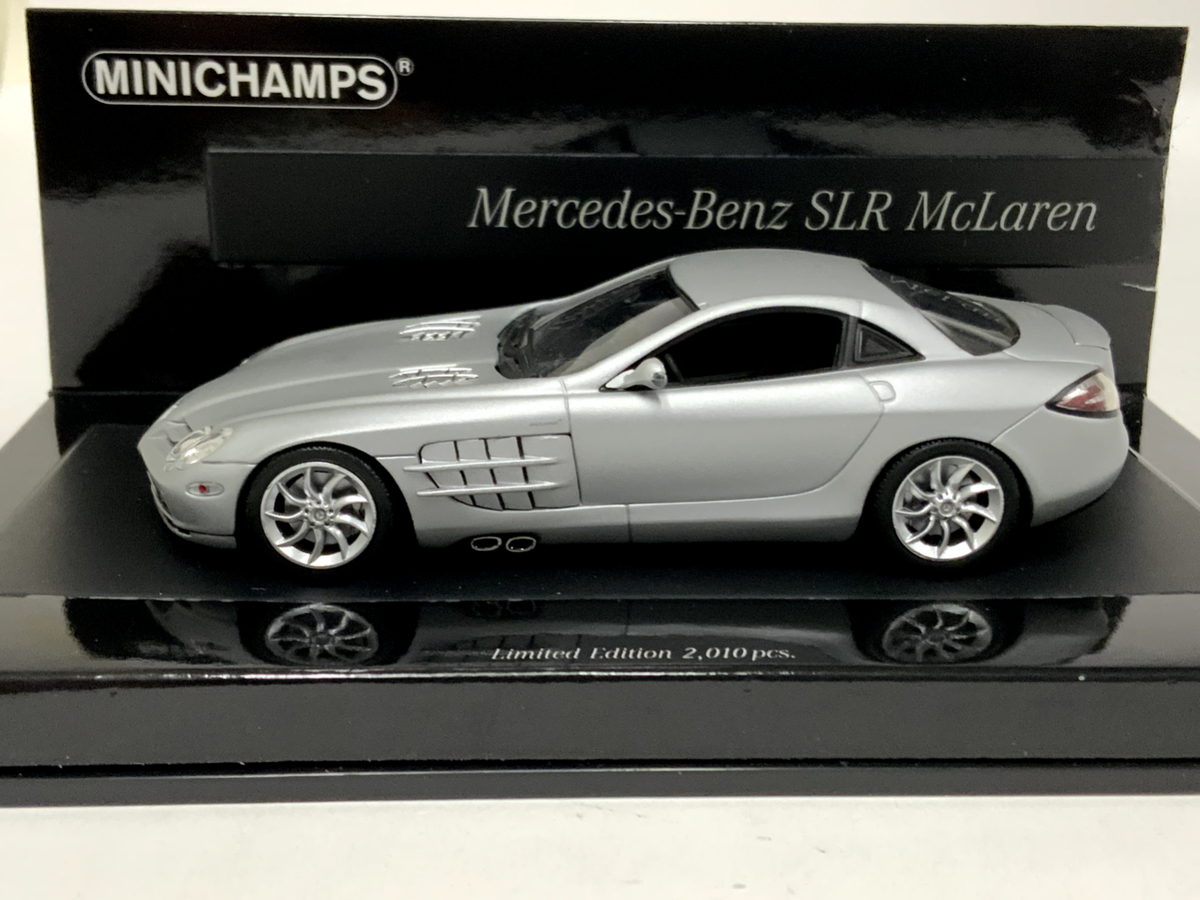 1/43 Minichamps Mercedes Benz SLR McLaren from 2004 in Matt silver