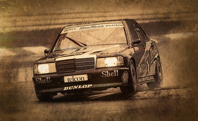 Home Decor Baby Benz Tourenwagen Rennversion Leinwand Poster Bild Mercedes 190er Dtm 19 Home Furniture Diy 5050 Pk