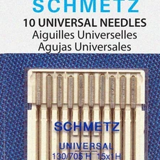 StitchMaster 10-Pack: Universal Household Sewing Machine Needles (130/705 H) Ass