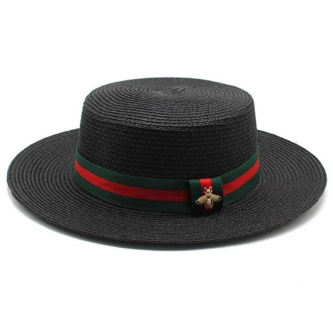 Neuer Stil M nner Frauen Flacher Fedora Hut Stadt Strand Panama