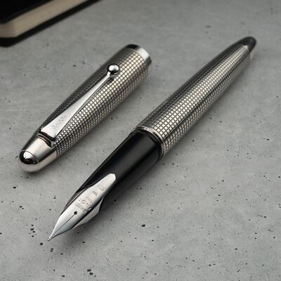 PILOT STERLING SILVER 万年筆 銀製 ペン先14k-585 H879