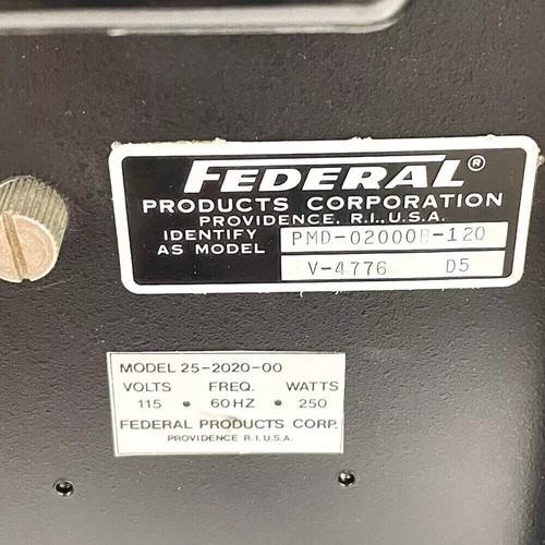Federal 896730-5728 Surfanalyzer System 2000 mit Streifen Chart Recorder Made in USA - Bild 9 von 12