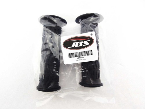 HUSABERG JBS UNIVERSAL BLACK MOTORCYCLE HAND GRIP SET HANDLEBAR GRIPS 22mm 7/8" - Picture 4 of 4