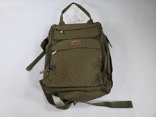 BabbleRoo Baby Diaper Bag Backpack - Army Green 26L Capacity, Changing Pad