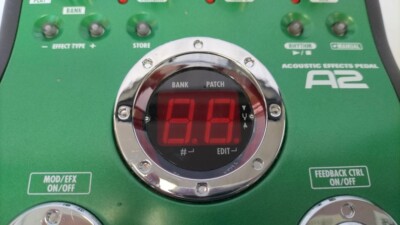 Zoom A2 Acoustic Effects Pedal Multi-Effects Digital