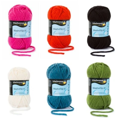 Schachenmayr - WASH+FILZ-it! - 50g - LL 50m - Filzwolle - (6,98€/100g) - Bild 1 von 4