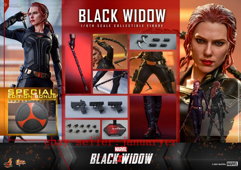 ホットトイズ1/6 『ブラック・ウィドウ』ボーナスアクセサリー付きMMS603b Hot Toys Mms603 1/6 Film Black Widow Black Widow Deluxe Edition