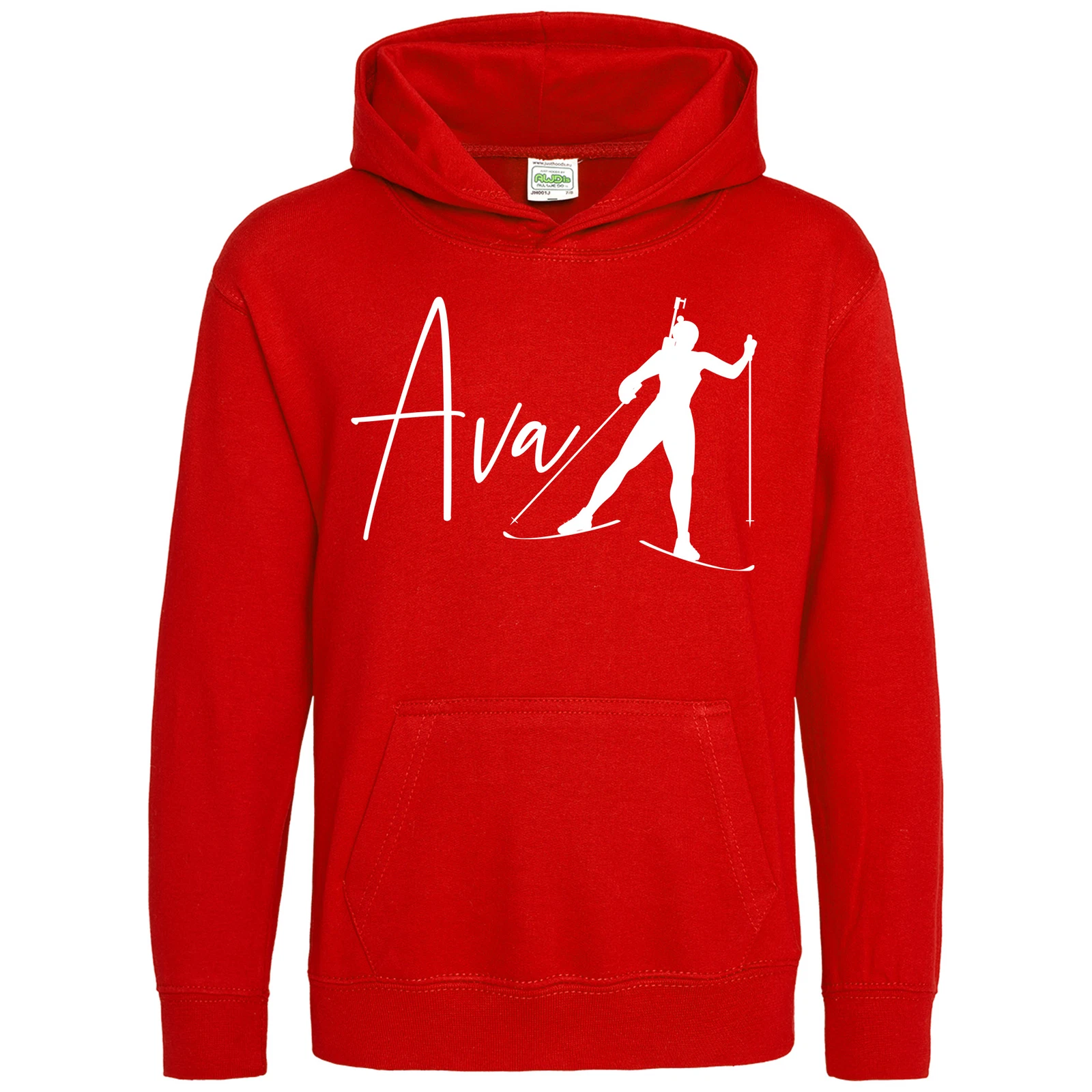 VETEMENTS Felpa con Cappuccio Sci Bambina Personalizzata Sci Compleanno Regali Figlia Bambina