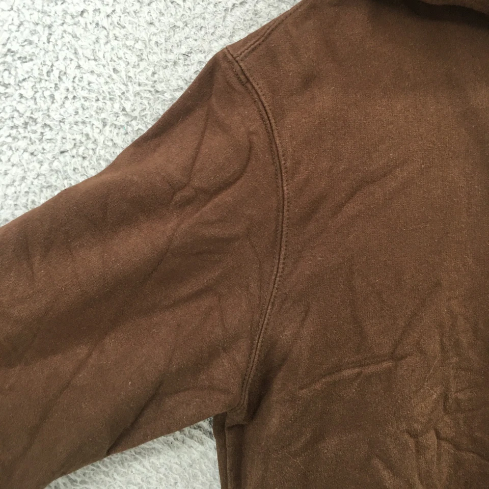 Chaqueta con Capucha Hurley International con Cremallera para Hombres XL Marrón Mezcla de Algodón Manga Larga Foto 4 de 4