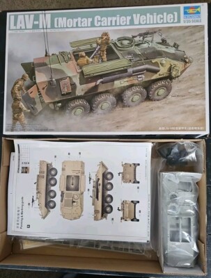 Trumpeter 1/35 LAV-M Light Armored Mortar Carrier Vehicle #00391. NIB (F26)