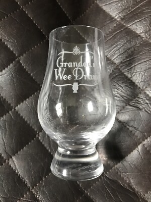 Whiskyglas - Grandad's Wee Dram. Made In Scotland 'The Glencairn Glass'