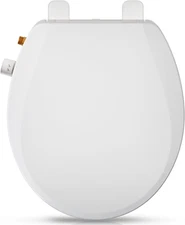 Round Bidet Toilet Seat with Quiet-Close, Non-Electric Bidet Toilet Seat with Se