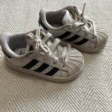 Adidas White Toddler Sneakers Shoes Size 5K Boys Girls Unisex