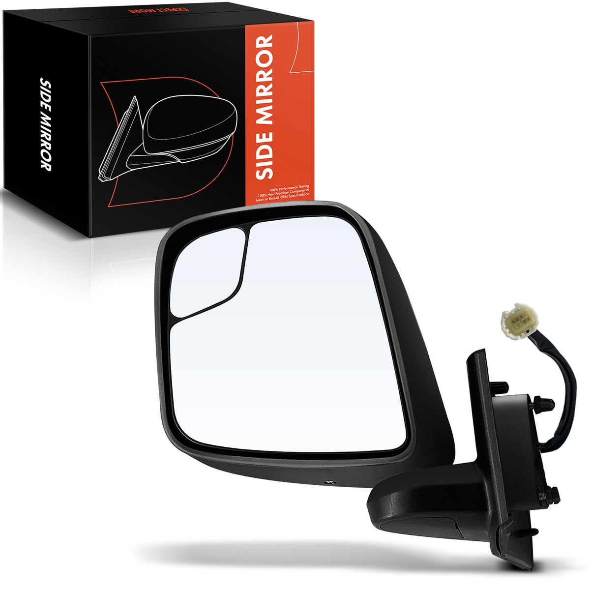 Kool Vue Left Side Power Mirror For 2005-2012 Nissan Pathfinder – Heated, Manual Fold, With Memory (NS81EL)