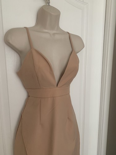 Women’s Nude In The Style Mini stretch Dress Uk 8 - Bild 2 von 5