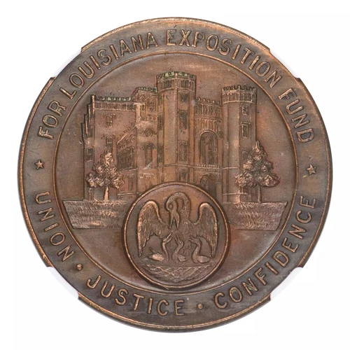 1915 Louisiana at Pan-Pacific So Called Dollar Pan-Pac Expo HK-406 NGC MS62BN